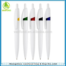 Hot selling customized LOGO and color plastic pen for promotional gift